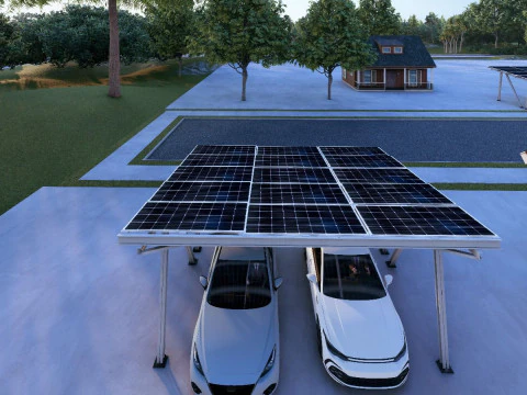 Solar Carport 3D Model