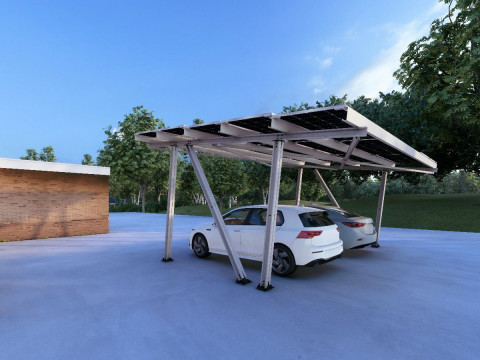 Solar Carport 3D Model