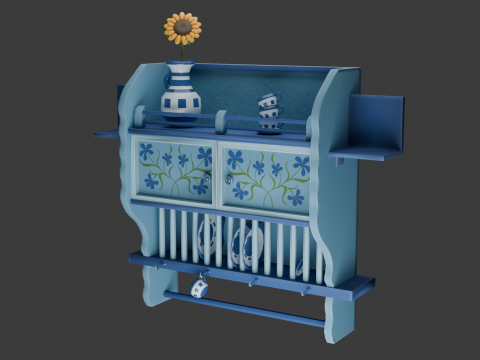 Handmade-Styled Cupboard 3D 模型