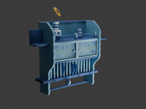 Handmade-Styled Cupboard 3D 模型