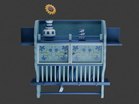 Handmade-Styled Cupboard 3D 模型
