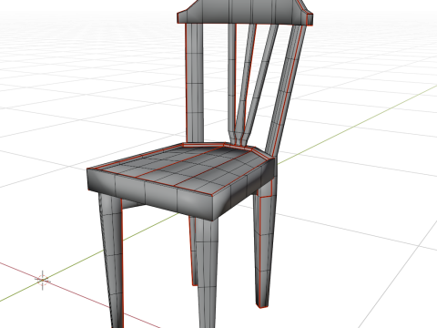 कुर्सियाँपैक 3D मॉडल