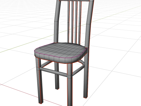 कुर्सियाँपैक 3D मॉडल