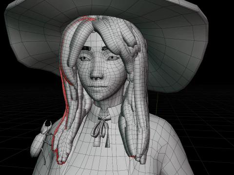 Forest Witch 3D Model