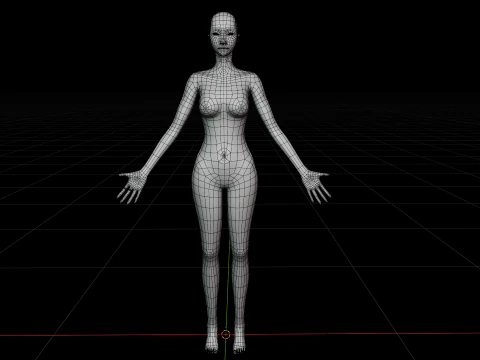 Forest Witch 3D Model