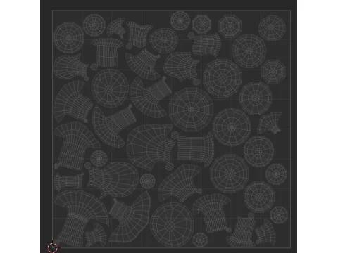 Stylized Low Poly Mushroom Models 3D Model