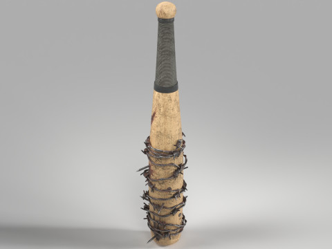 Rounders Bat Melee Weapon 3D मॉडल