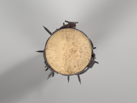 Rounders Bat Melee Weapon 3D मॉडल