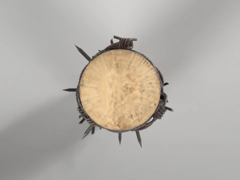 Rounders Bat Melee Weapon 3D Model