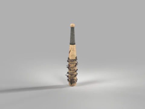 Rounders Bat Melee Weapon 3D Model