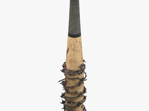 Rounders Bat Melee Weapon 3D Model