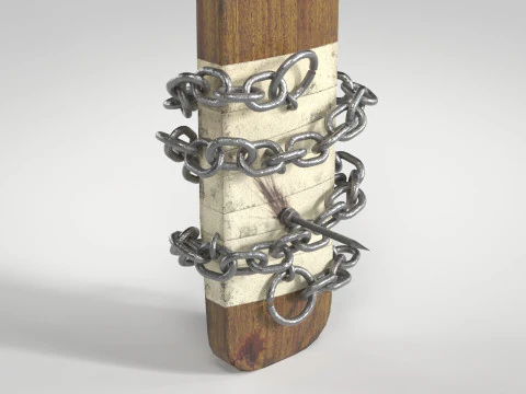 Cricket Bat Melee Weapon 3D Model