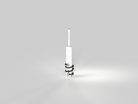 Cricket Bat Melee Weapon 3D 모델