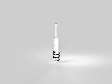 Cricket Bat Melee Weapon 3D Model