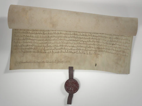 Magna Carta Scroll 3D Model