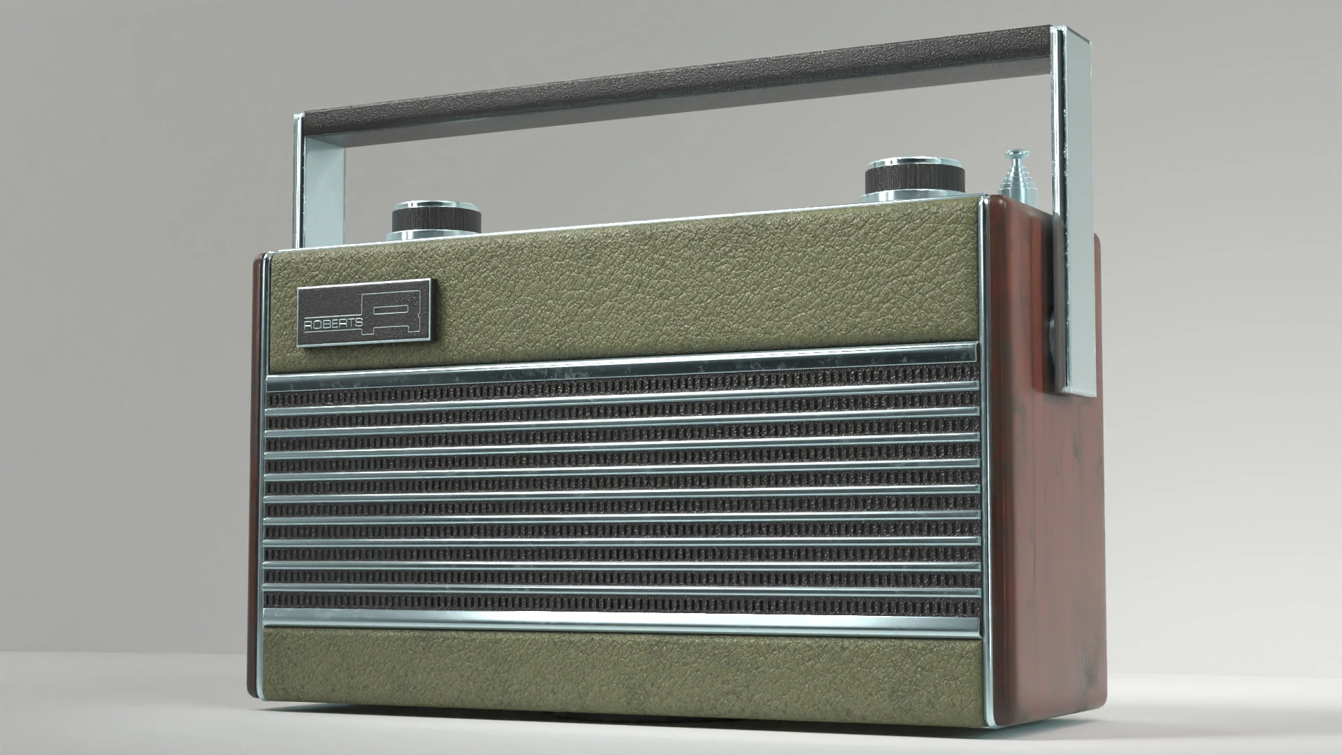 Roberts Radio RFM3 3D Model .c4d .max .obj .3ds .fbx .stl .blend