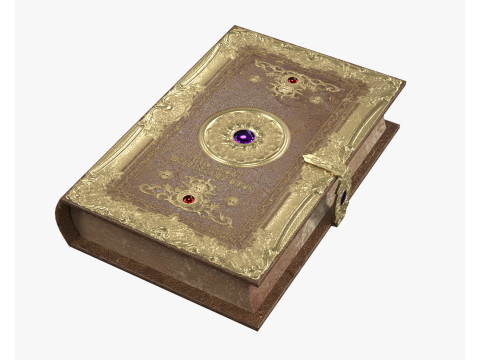 Magic Spell Book 3D 모델