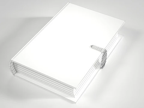 Magic Spell Book 3D Model