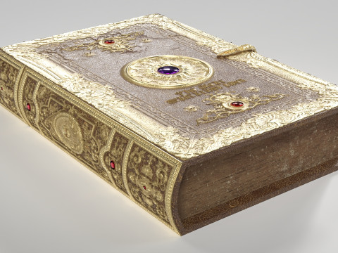 Magic Spell Book 3D Модель