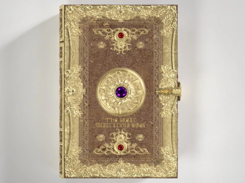 Magic Spell Book 3D Model