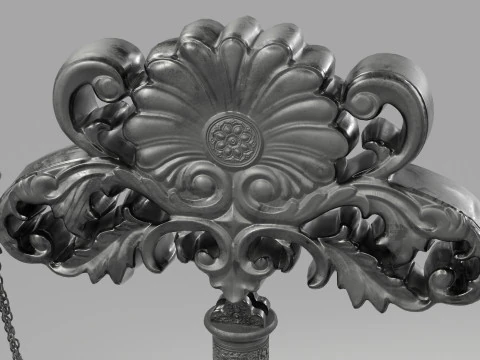 Vintage Balance Scales 3D Model
