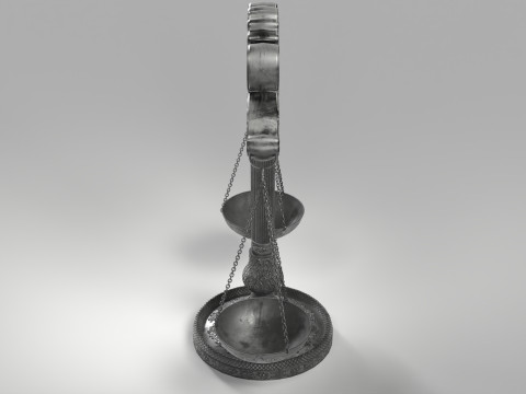 Vintage Balance Scales 3D Модель