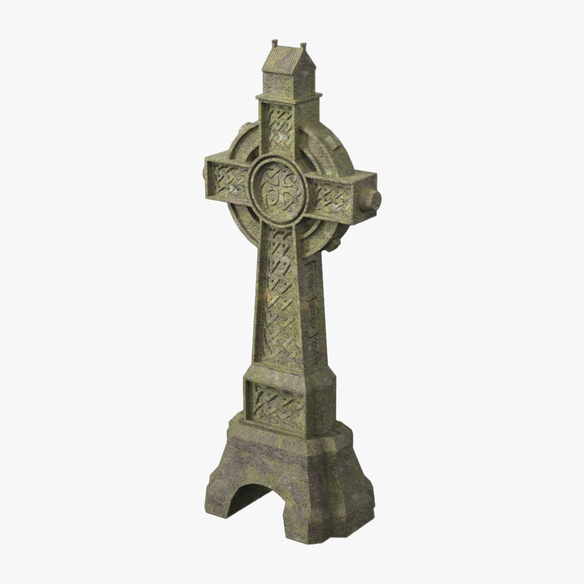 The Celtic Cross 3D Model .c4d .max .obj .3ds .fbx .stl .blend 