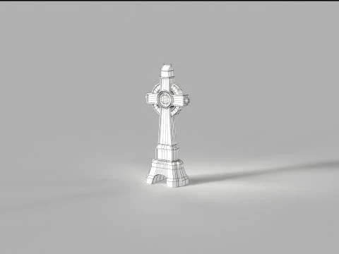 The Celtic Cross 3D Model