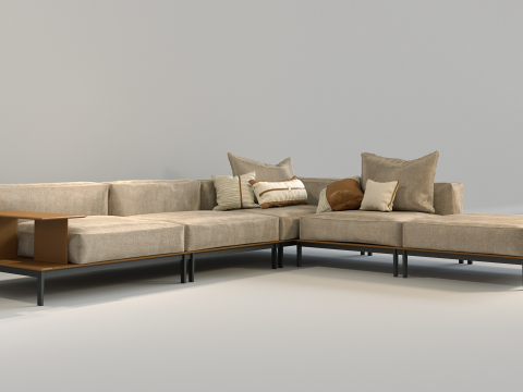 Modular Sofa - Brera 3D Model