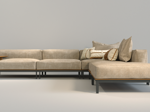 Modular Sofa - Brera Modelo 3D