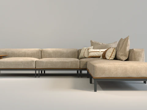 Modular Sofa - Brera 3D Model