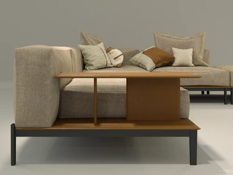 Modular Sofa - Brera 3D Model