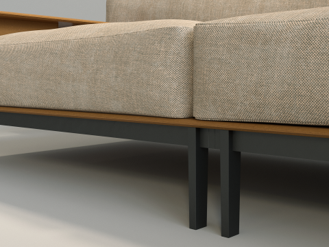 Modular Sofa - Brera Modelo 3D