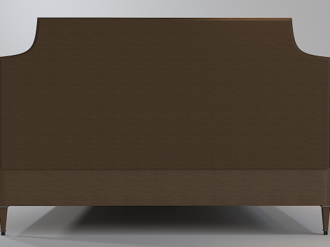 Vintage Country Style Bed 3D Model