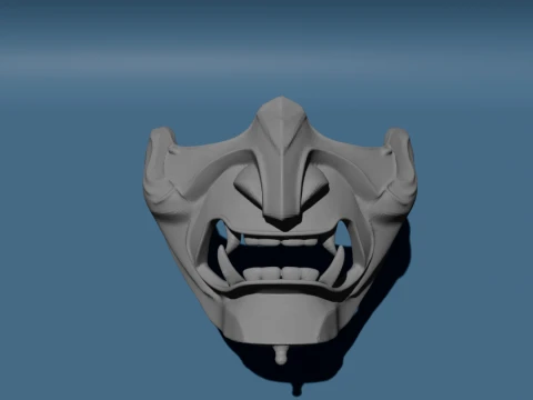 Ghost of Tsushima Sakai Mask Cosplay 3D Druckmodell