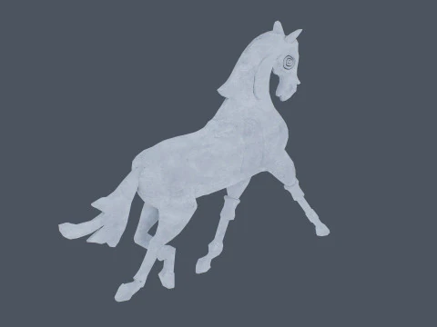 Rzeźba konia Model 3D