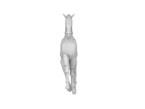 Horse sculpture 3D Model