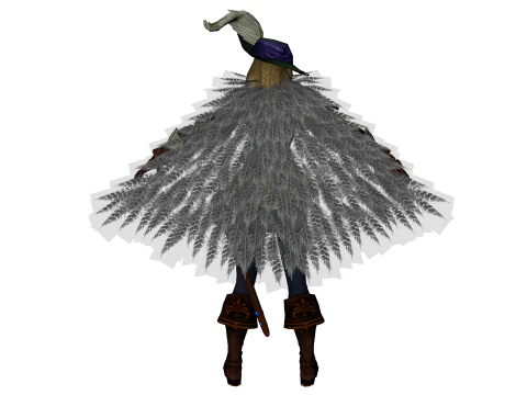 Stylized Female Sorceress - Adventurer 3D Character Model 3D Model