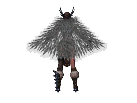 Fantasy Female Warrior 3D Character With Sword Game Ready Model 3D Model