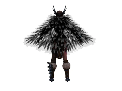 Fantasy Female Warrior 3D Character With Sword Game Ready Model 3D Model