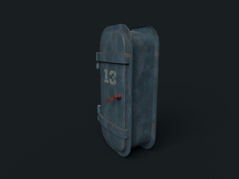 Door bunker Model 3D