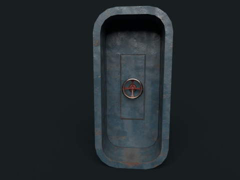 Door bunker Model 3D