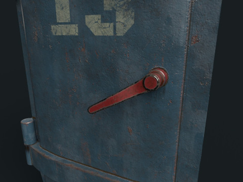 Door bunker Model 3D
