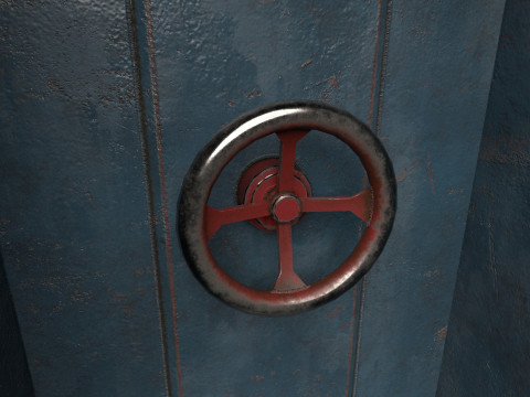 Door bunker Model 3D