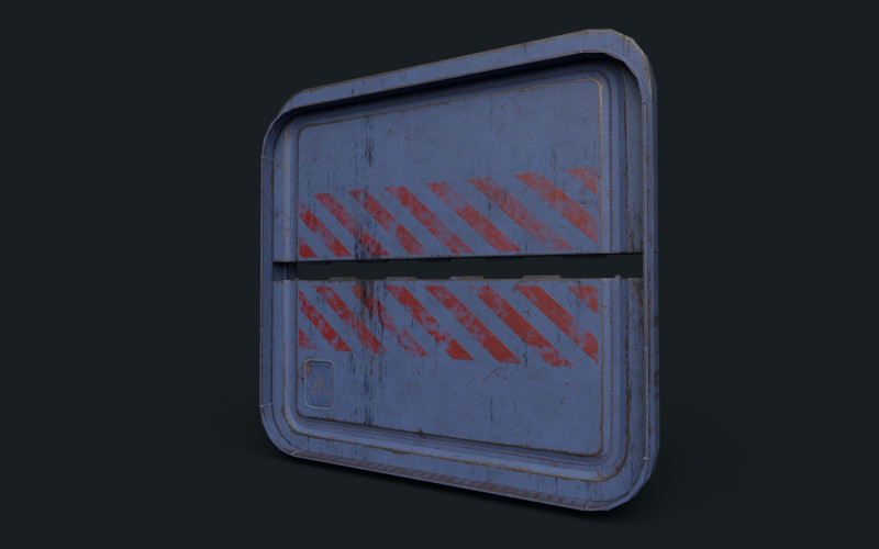 Gate bunker 3Dモデル .c4d .max .obj .3ds .fbx .stl .blend 