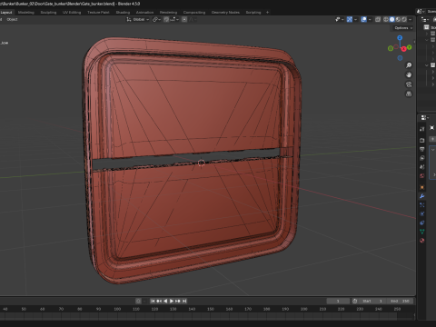 Gate bunker 3Dモデル