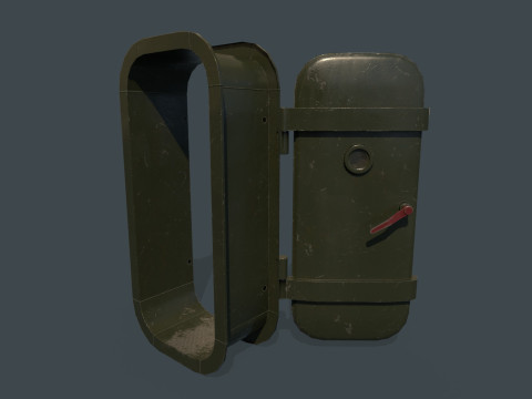 Door bunker gl 3D Model