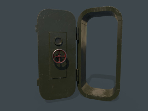 Door bunker gl 3D Model