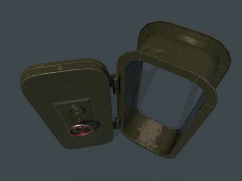 Door bunker gl 3D Model