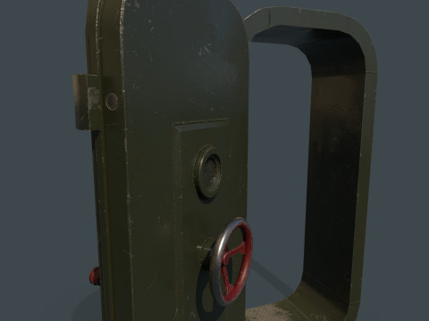 Door bunker gl 3D Model